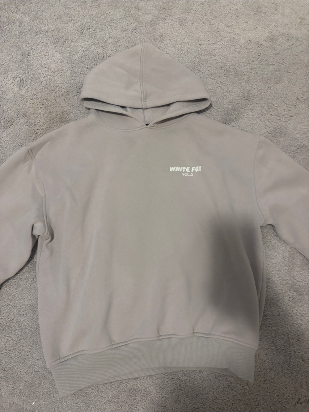 White Fox Boutique Women's Light Gray Pullover Hoodie